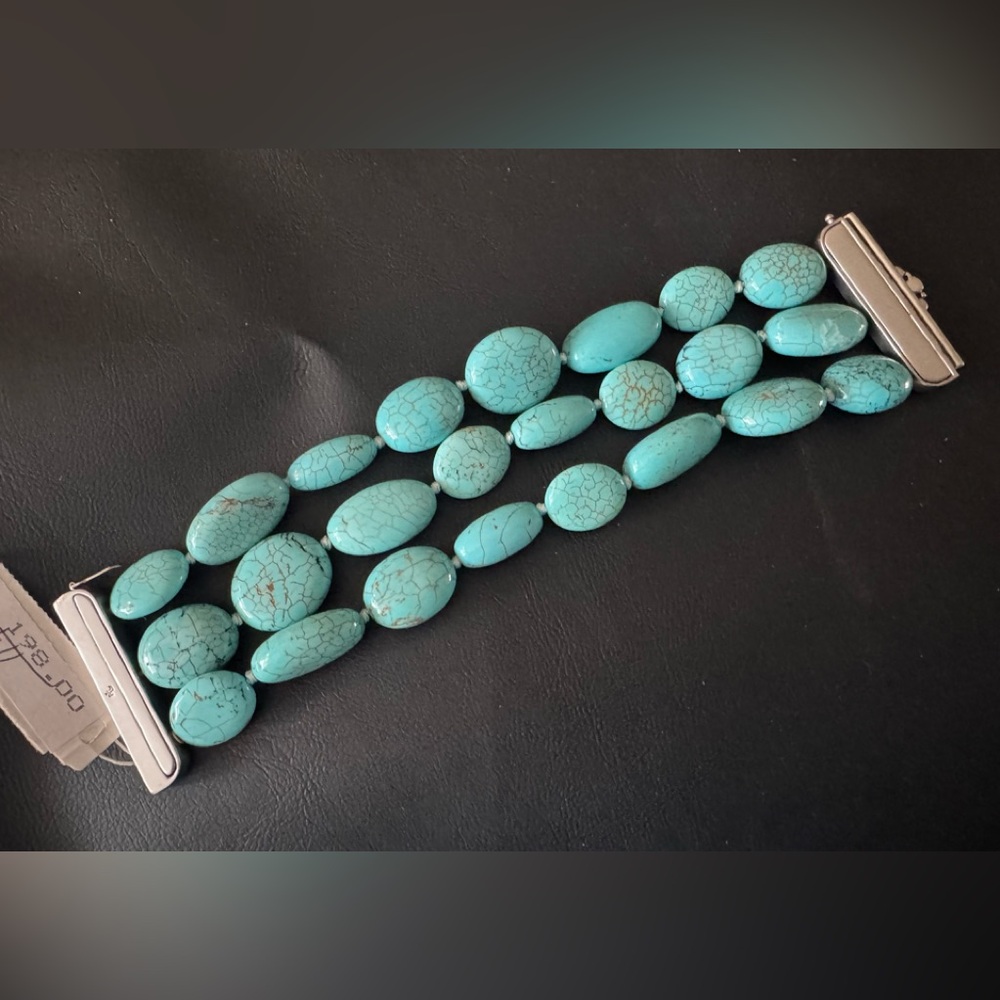New Lauren Ralph Lauren Turquoise Bracelet - Picture 3 of 10